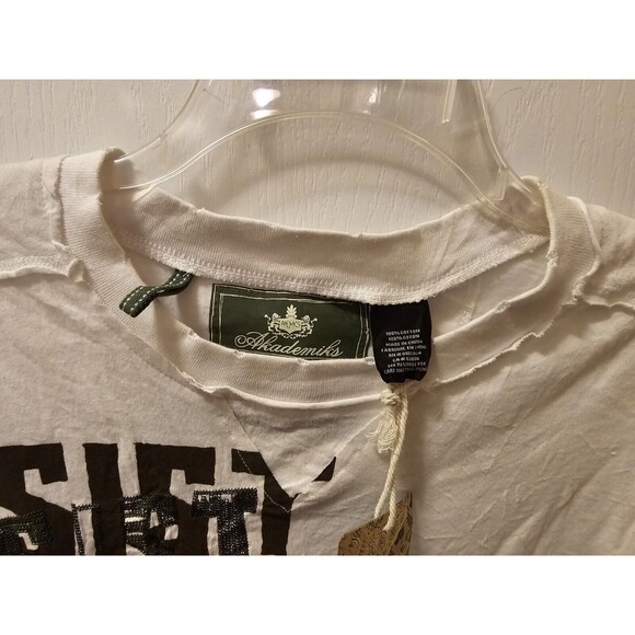 Akademiks Men's Shirt 3XL White Resist & Exist Get Some Green NWT Super Rare HTF - Picture 16 of 17